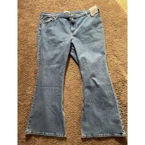 Abercrombie & Fitch The Vintage Flare High Rise Jeans Plus Size 36 / 22R NWT